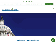 Tablet Screenshot of capitolpest.com